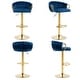 preview thumbnail 26 of 42, Modern Swivel Counter Height Bar Stools Adjustable Counter Stool With Backs
