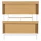 preview thumbnail 44 of 58, Metal Convertible Bunk Bed Frame w/ Storage & Full-Length Guardrail