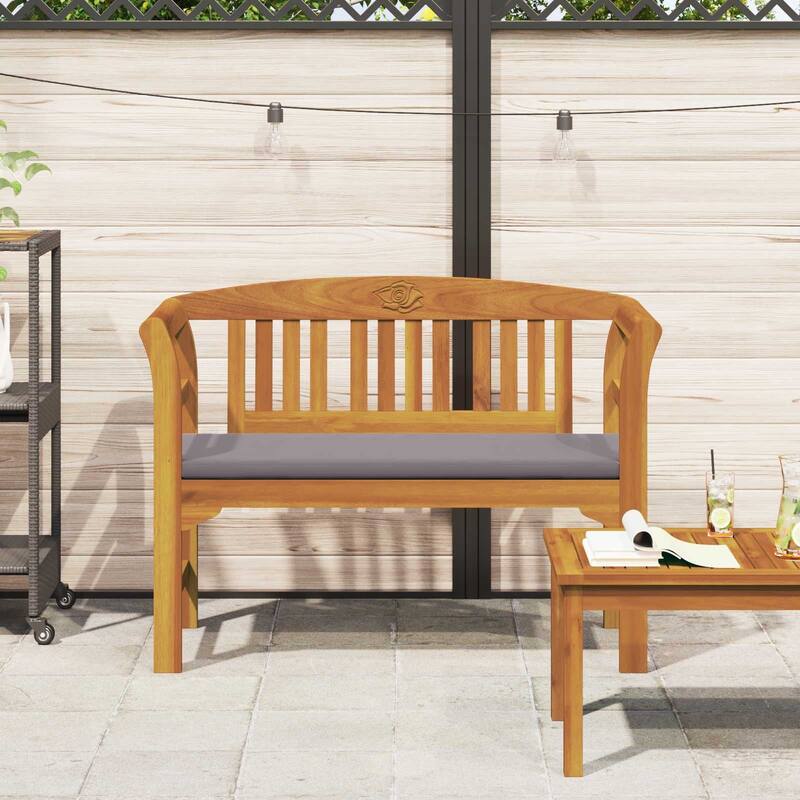 vidaXL Rose Bench Natural in Solid Acacia Wood
