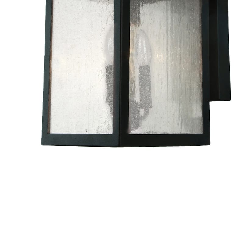 Morgan 2 Light Exterior Light in Imperial Black Finish