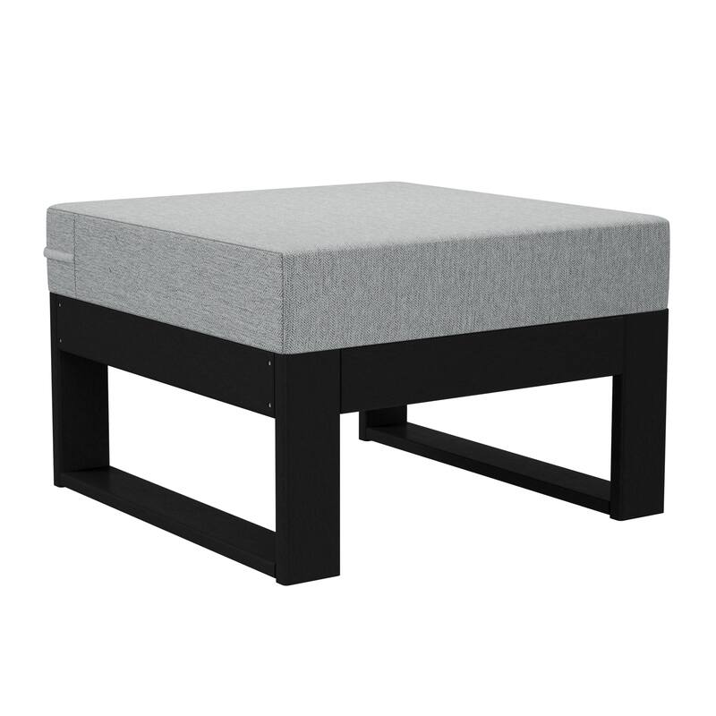 Endless Patio 5-Piece Deep Seating Set with Ottoman with Black Frame
