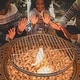 preview thumbnail 3 of 10, 38-inch Outdoor Fire Pit Table with Cooking Grates