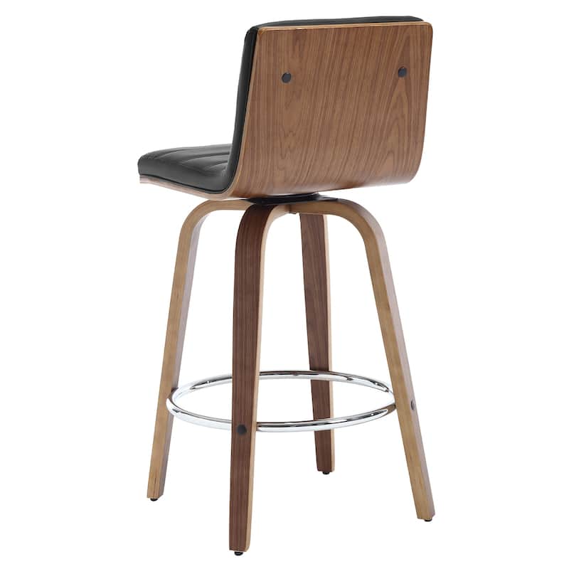 26"/29" Faux Leather Swivel Bar/Counter Stools, Set of 2/3