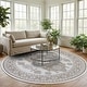 preview thumbnail 10 of 8, Dream Decor Rugs Grace Estacada Ivory Tan Indoor Outdoor Area Rug