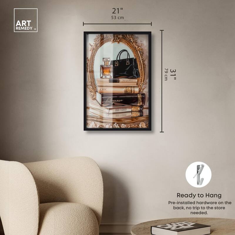 Elegant Glam by the Mirror Shadowbox by Art Remedy
