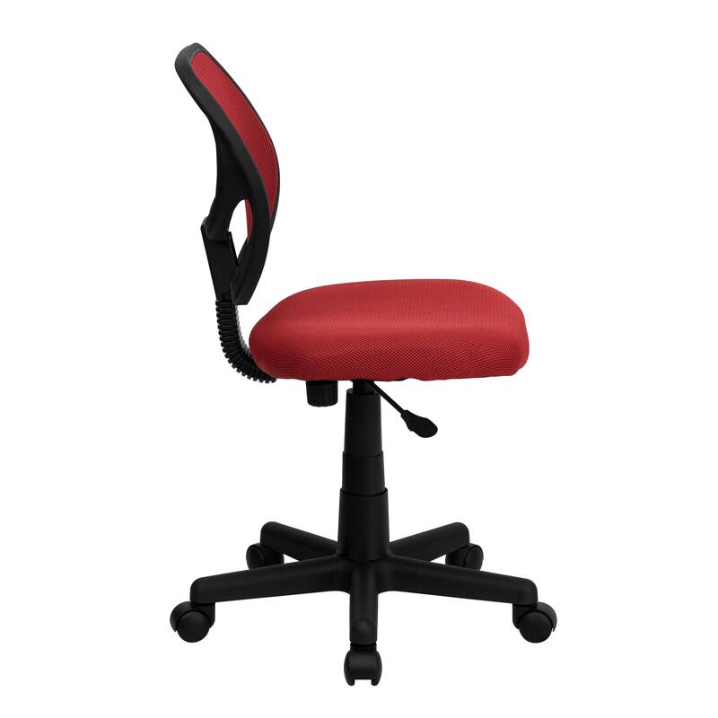 Low Curved Back Mesh Swivel Task Office Chair