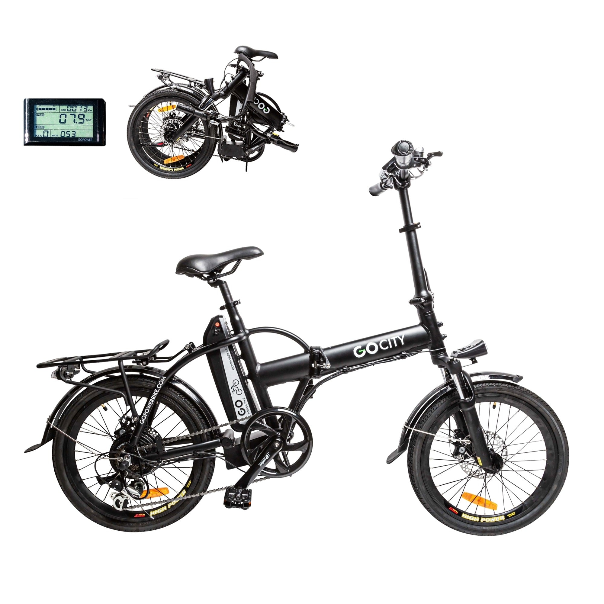 GoPowerBike Go City Folding Electric City bike 20 inch Wheels On Sale Bed Bath Beyond 40301317