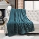 preview thumbnail 10 of 8, Solid Color SuperMink FauxFur Throw