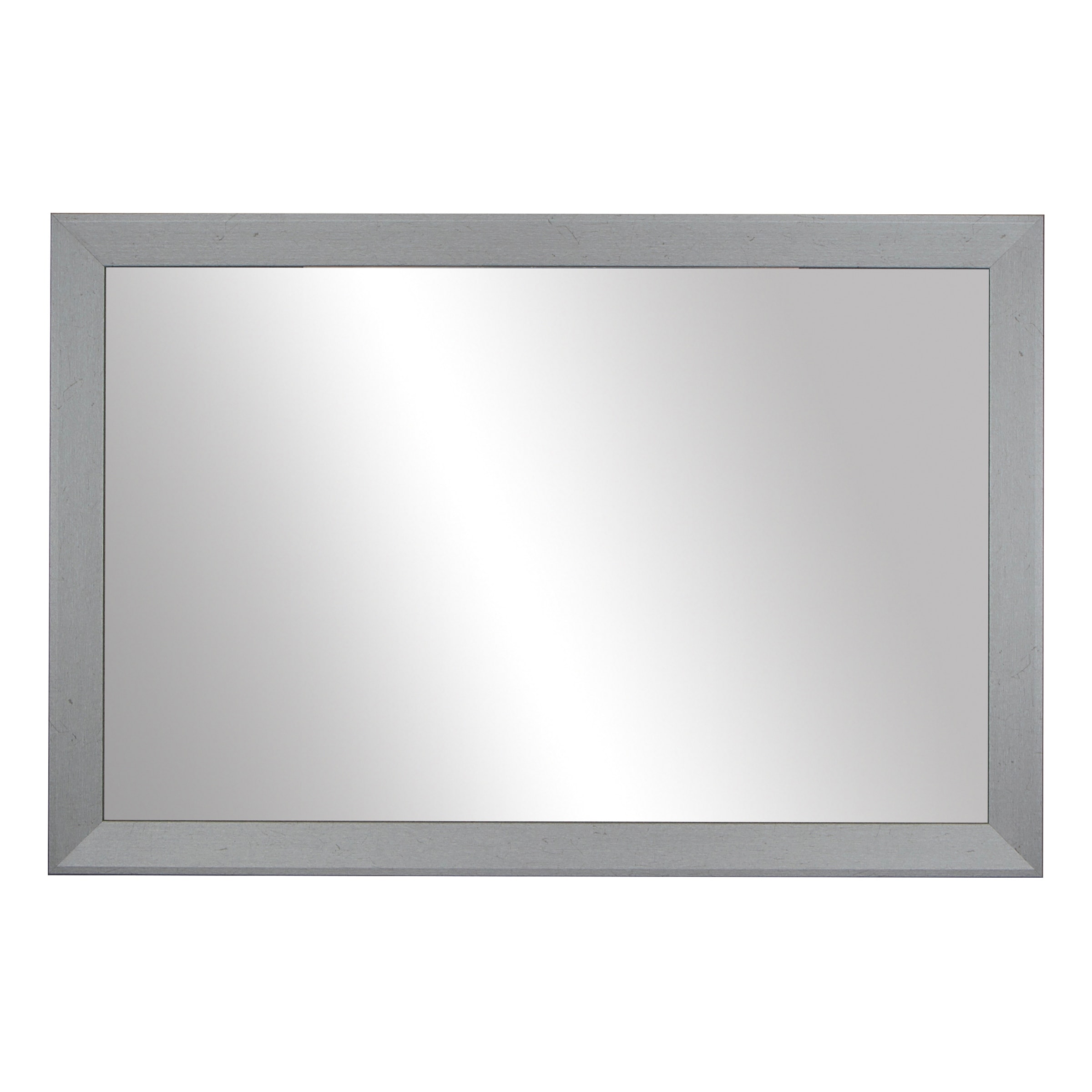 Frame My Mirror Nickel Framed Wall Mirror, LaRue Design