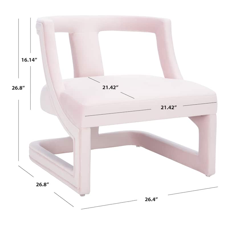 SAFAVIEH Emelie Accent Chair - 27" W x 27" D x 27" H - 26Wx27Dx27H