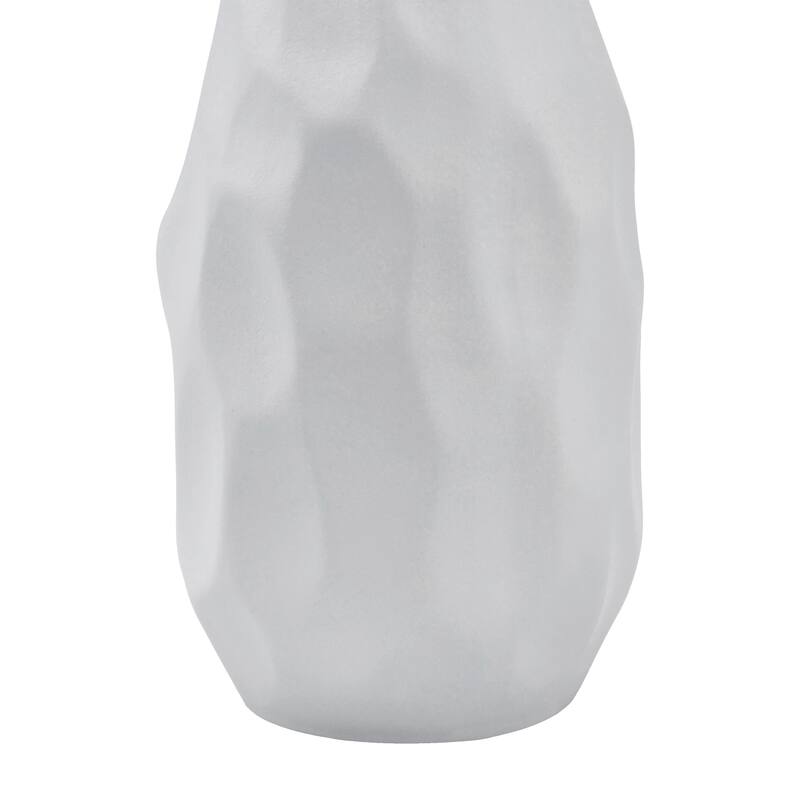 Renwil Blouin Indoor Ceramic Stoneware Vase, White Semi-Gloss