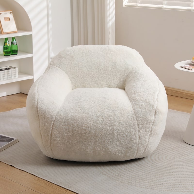 Spacious Comfy Design Bean Bag Couch Chair with Armrest