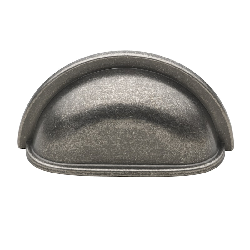 GlideRite 5-Pack 3 in. Center Weathered Nickel Bin Cabinet Pulls - Weathered Nickel