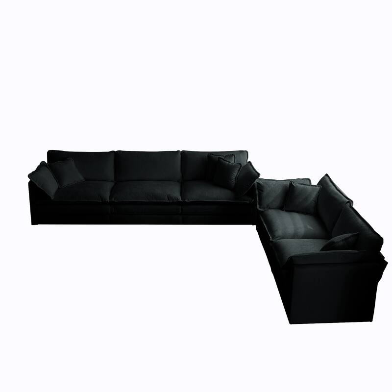 GDFStudio - Eldridson Chenille 2 Seater Sofa and 3 Seater Sofa Set