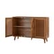 preview thumbnail 7 of 41, Gius Contemporary Multifunctional Manufactured Wood Frame Sideboard with Beech Wood Doors by HULALA HOME