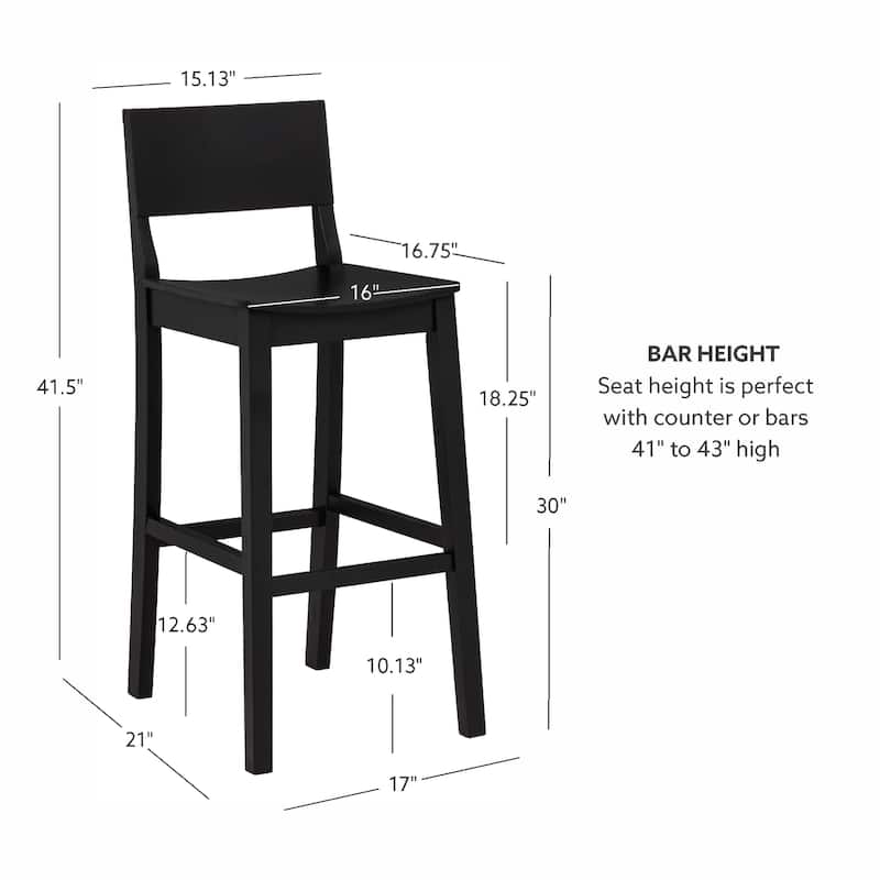 Dahlia Armless Barstool Set of 2