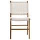 preview thumbnail 3 of 5, Denise Teak Dining Chair, White
