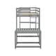 preview thumbnail 9 of 7, Twin Size Loft Bed with Ladder landing Platform,Ladders,Guardrails for home