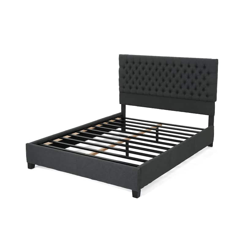 Kaelyn Upholstered Tufted Queen Bed Set by Christopher Knight Home
