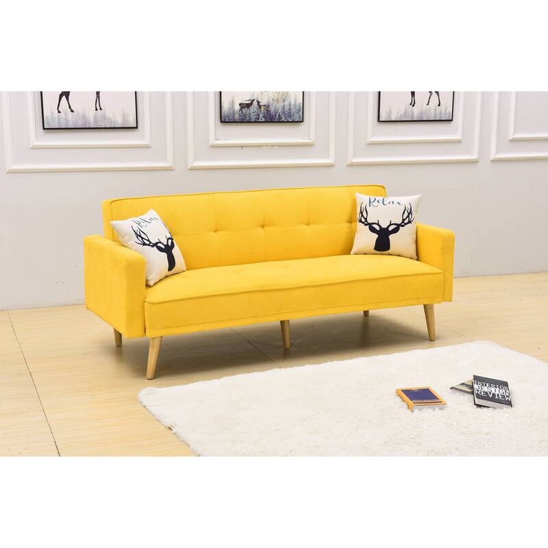 Modern Adjustable 3-position Sleeper Sofa Futon