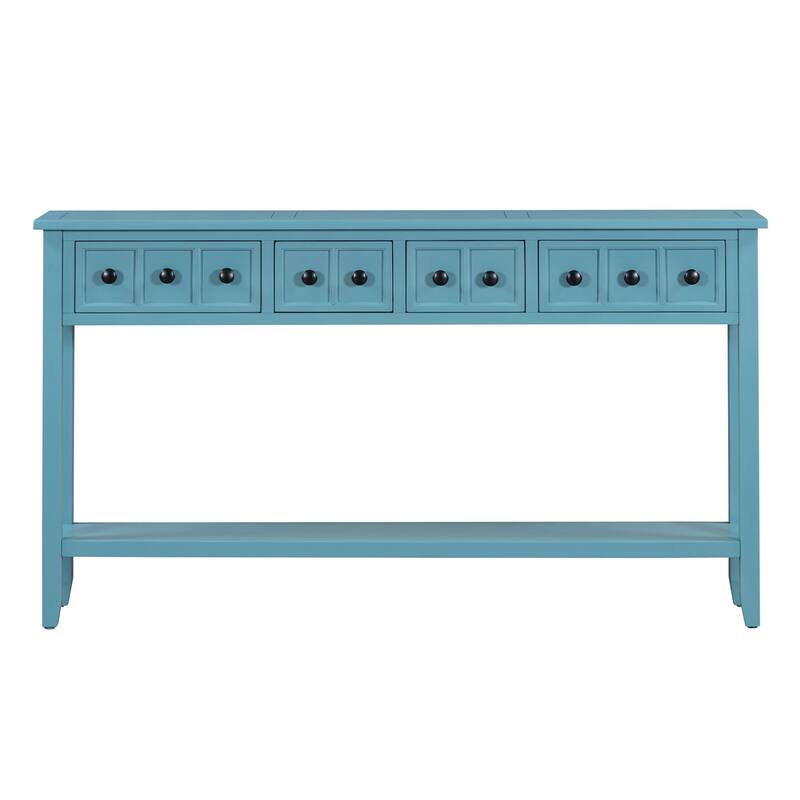 Multi-drawer entry console table