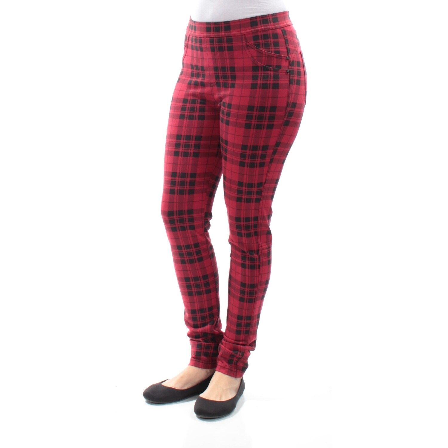 sanctuary red plaid leggings