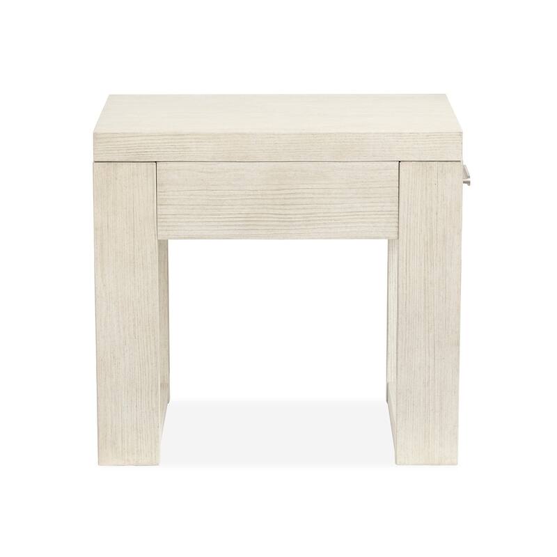Magnussen Home Refton Balboa Mist Rectangular End Table - 22''W x 26''D x 24''H