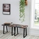 preview thumbnail 75 of 80, Greenage Reclaimed Wood End Table Living Room Night Stand Use