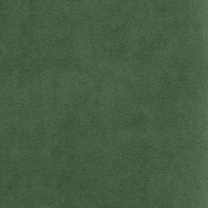 Carbon Loft Hackback Velvet Forest Green Round Storage Ottoman