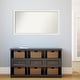 preview thumbnail 156 of 190, Wall Mirror Choose Your Custom Size - Extra Large, Blanco White Wood
