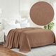 preview thumbnail 19 of 71, Superior Metro Zig-Zag Chevron All-Season Bedding Cotton Blanket King - Taupe