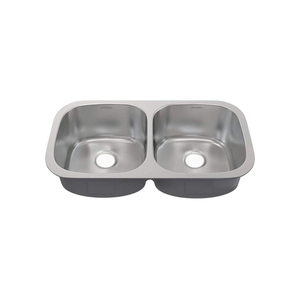 Swiss Madison SM-KU630 Toulouse 18" Undermount Double Basin Stainless - Stainless Steel