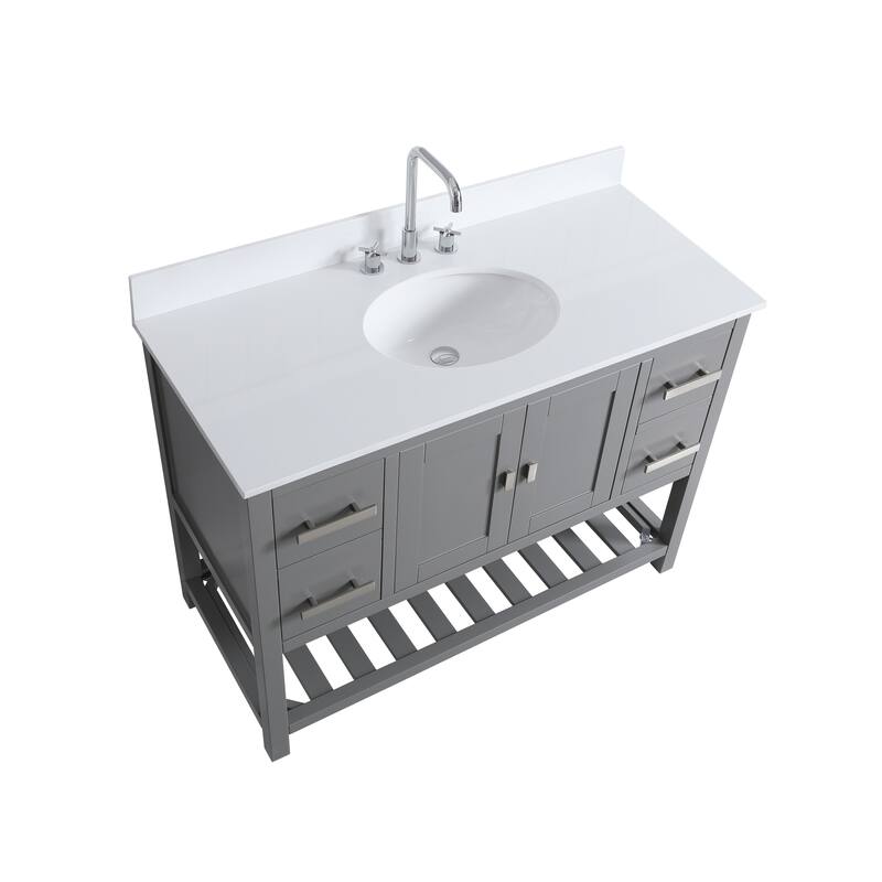 Monaco 48" Single Sink Vanity Base Only