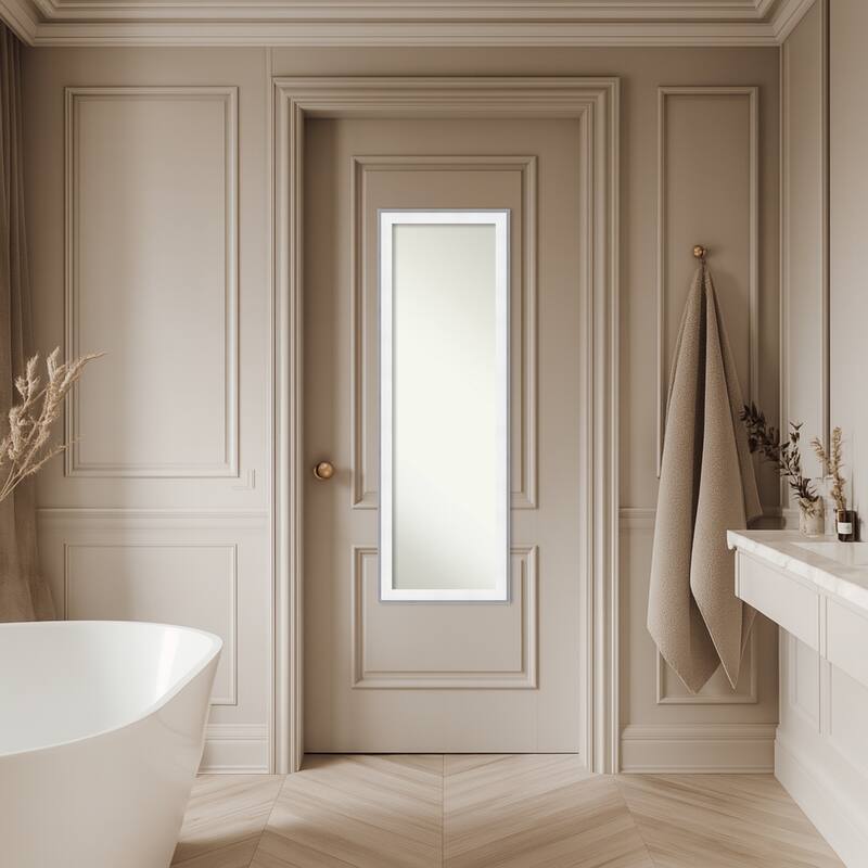 Maya Non-Beveled Framed Full-Length On the Door Mirror