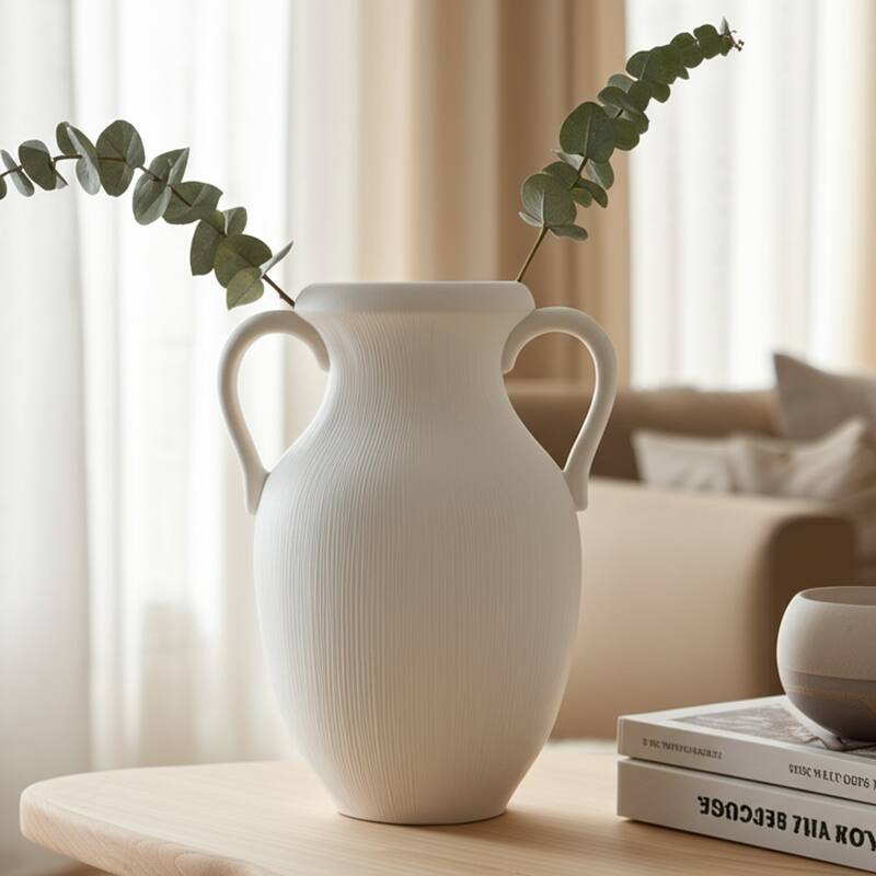 Stoneware Amphora Striped Weathered Jug