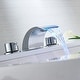preview thumbnail 17 of 18, Two Handle Matte Black Waterfall Bathroom Faucet