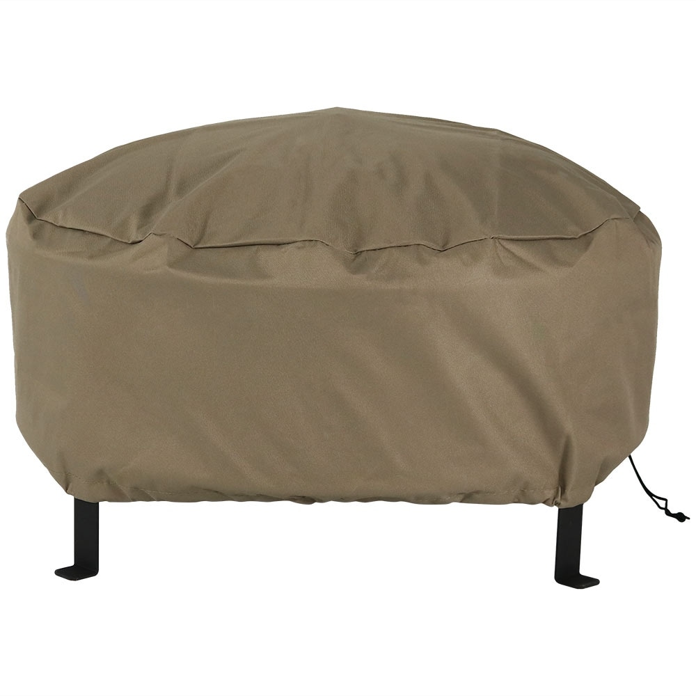 Shop Sunnydaze Durable Round Fire Pit Cover Long Lasting Pvc