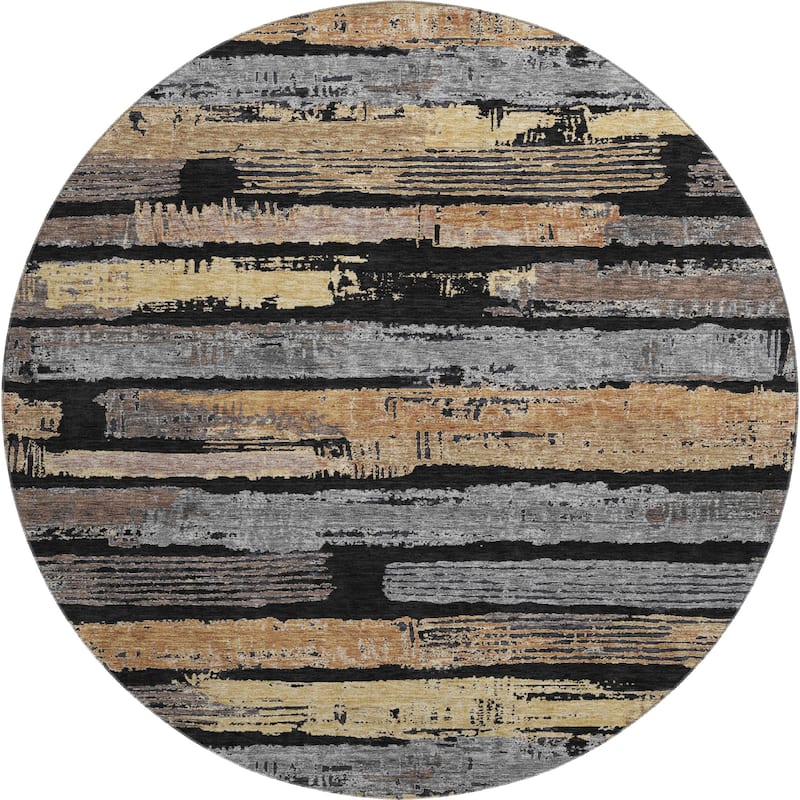 Premium Washable Super Soft Abstract Stripes Mayfield Rug