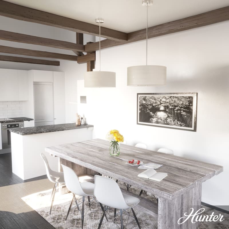 Hunter Solhaven Drum Pendant Light