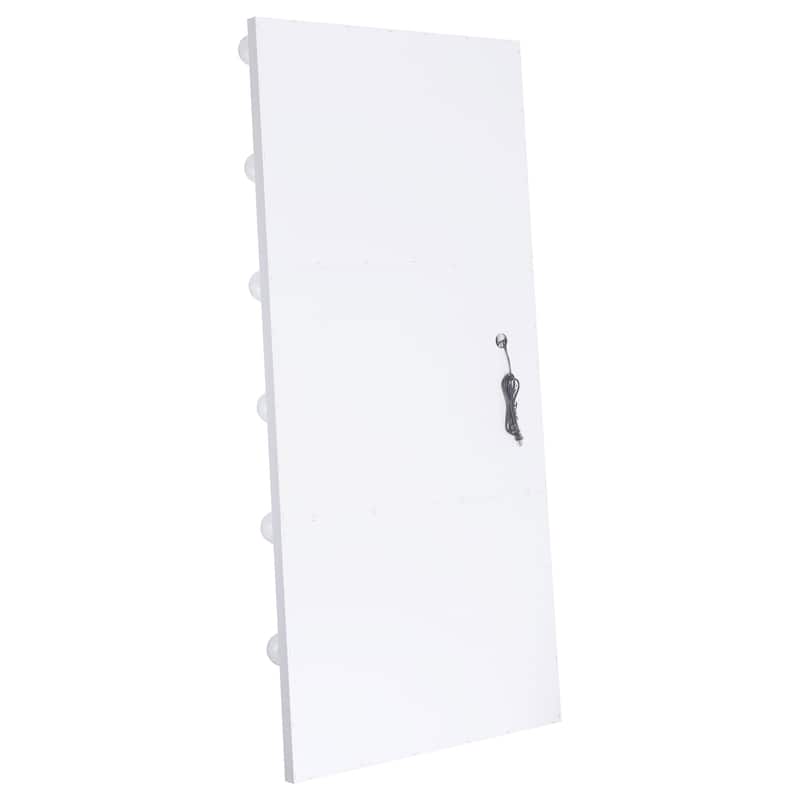Zayan 32 x 71 Inch Floor Mirror LED Lighting