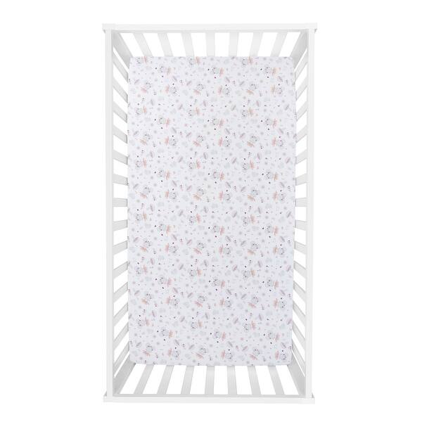 slide 2 of 8, Dancing Mouse 4 Piece Crib Bedding Set Woodland