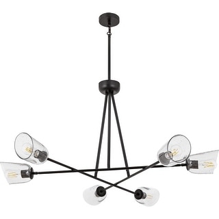 Maxim 26266SS Keppe 6 Light 48" Wide Chandelier