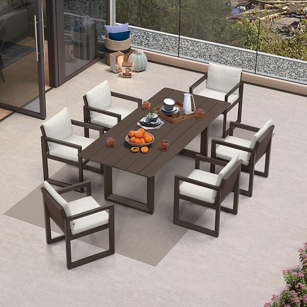 Elegance ラ プール オー セレアンス PD-04 PURPLE LEAF Caesar Outdoor Dining Set Aluminum Luxury Patio