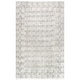 preview thumbnail 2 of 7, Nuloom Geometric Ivory Flatweave Sparkling Cotton Fringe Area Rug