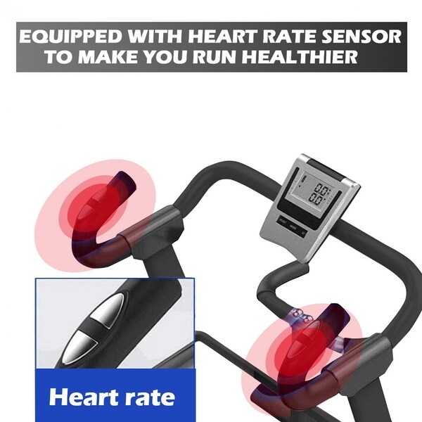 Folding mechanical shop treadmill