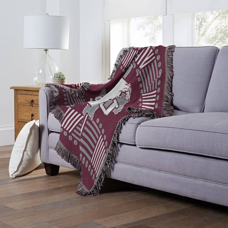 NCAA Homage Jacquard Throw Blanket