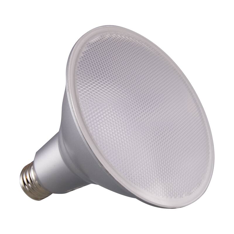 15 Watt PAR38 LED 3500K 60 deg. Beam Angle Medium base 120 Volt - Silver