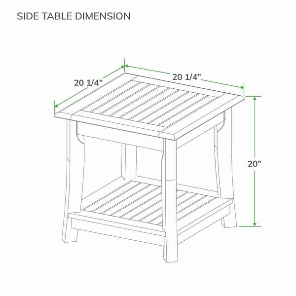 dimension image slide 0 of 3, Cambridge Casual Chara 4-piece Teak Patio Conversation Set