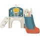 preview thumbnail 14 of 30, Kids Slide Playset Structure 7 in 1 with Slide and Basketball Hoop