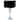 Adelyn 27" Square Modern Chrome and Black Crystal Table Lamp - 27